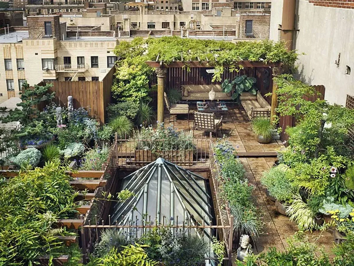 Biến sân thượng chung cư cũ thành vườn xây xanh độc đáo