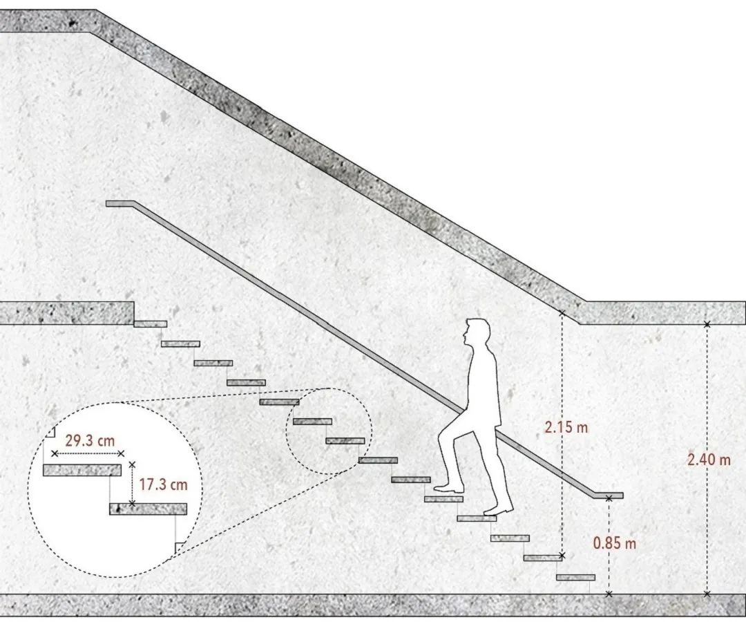 Bản vẽ cầu thang 21 bậc là bản thiết kế bậc cầu thang được ưa chuộng nhất hiện nay