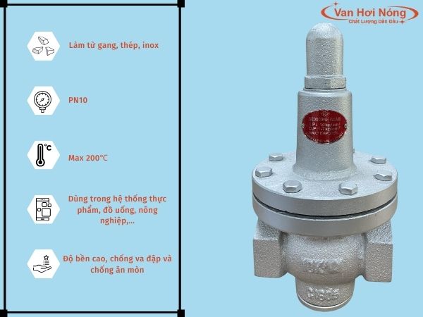 Tìm hiểu chung về van giảm áp hơi DN15