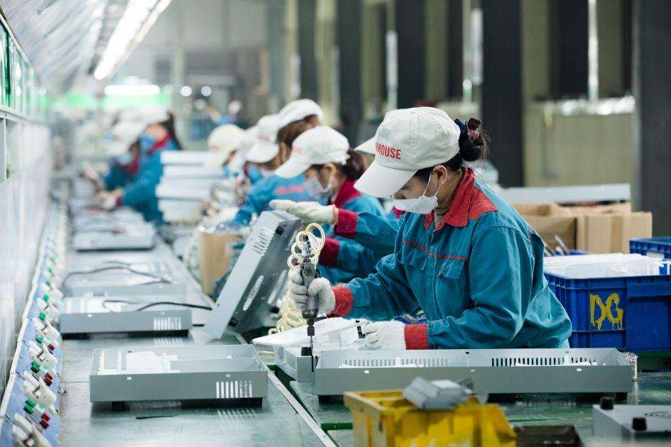 Dây chuyền sản xuất quạt trần SUNHOUSE